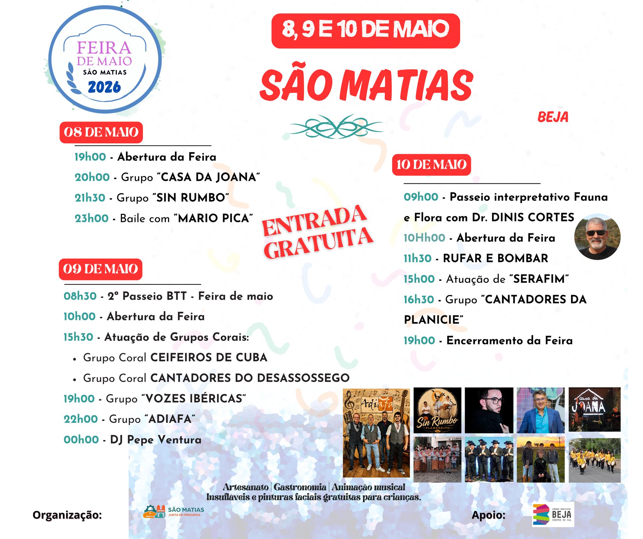 Actuação na Feira de Maio em São Matias