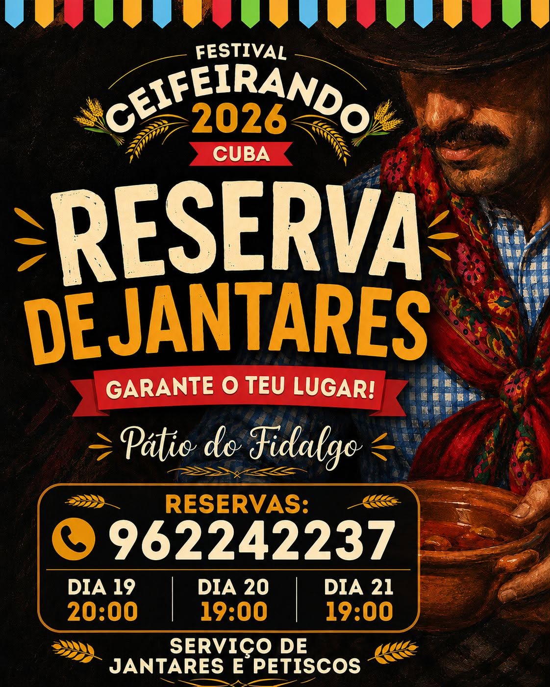 IV Festival Ceifeirando com Serviço de Jantares e Petiscos
